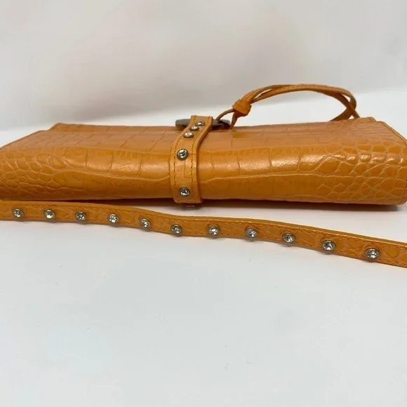 Dolce & Gabbana Leather Purse w/Swarovski Crystal Details - Picture 3 of 8